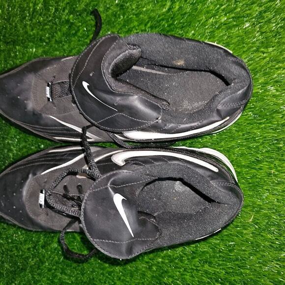 Nike Power Channel Cleats Baseball Softball Black White 318442-011 Men's Size 12 - Picture 8 of 9